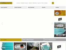 Tablet Screenshot of fraenkische-tr.com